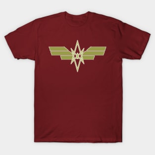 Thelema unicursal hexagram with wings T-Shirt